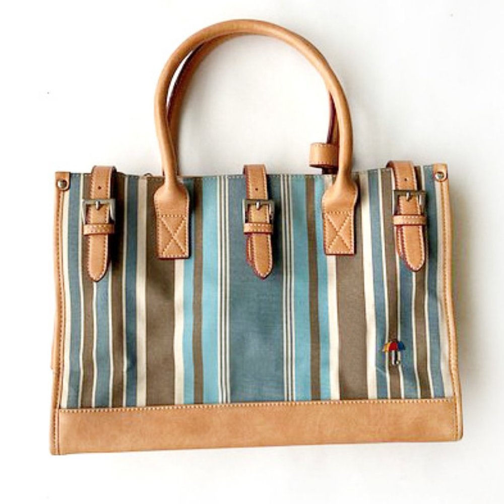 Suyaki Sunbrella WaterProof Handbag Purse Tote 10"x15"x5.5"
